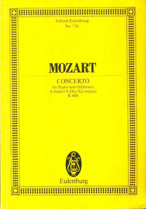 Livrenpoche : Mozart : Concerto for piano and orchestra K 488 - Collectif - Livre