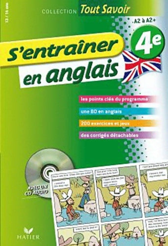 Livrenpoche : S'entraîner en anglais 4e - Tout savoir : Cahier de révision et d'entraînement - Sandy Lockhart - Livre