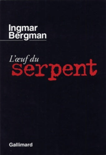 Livrenpoche : L'oeuf du serpent - Ingmar Bergman - Livre