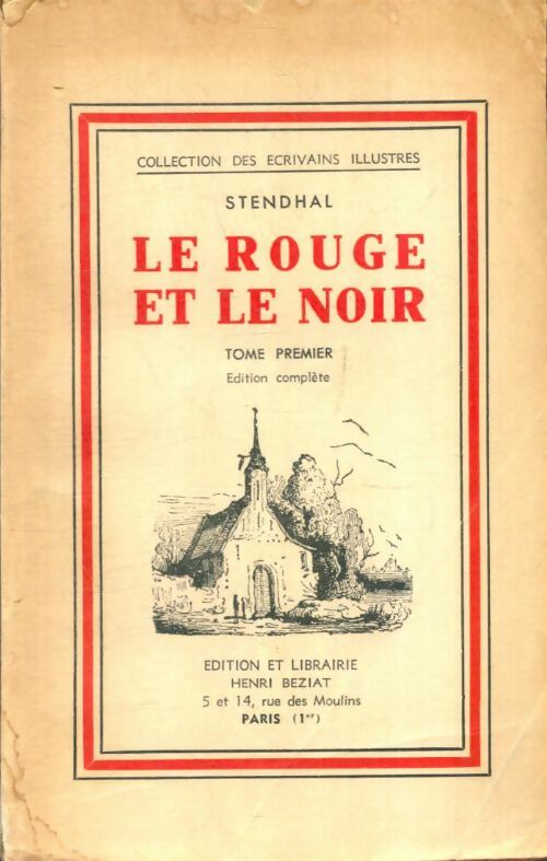Livrenpoche : Le rouge et le noir Tome I - Stendhal - Livre