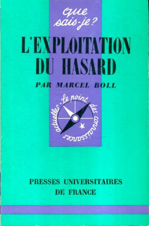 Livrenpoche : L'exploitation du hasard - Marcel Boll - Livre