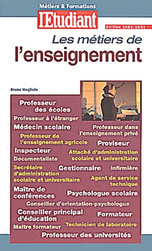 Livrenpoche : Les métiers de l'enseignement nouvelle édition - Bruno Magliulo - Livre