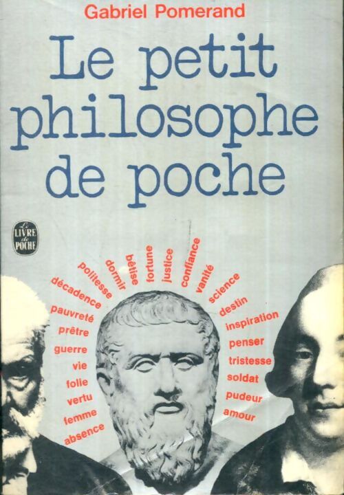 Livrenpoche : Le petit philosophe de poche - Gabriel Pomerand - Livre