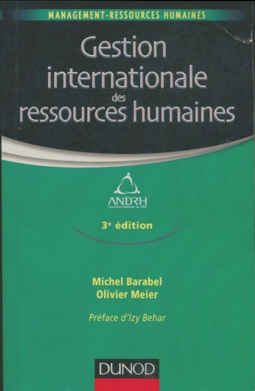 Livrenpoche : La gestion internationale des ressources humaines - Olivier Meier - Livre