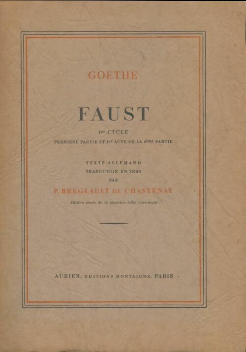 Livrenpoche : Faust. 1er cycle - Johann Wolfgang Von Goethe - Livre