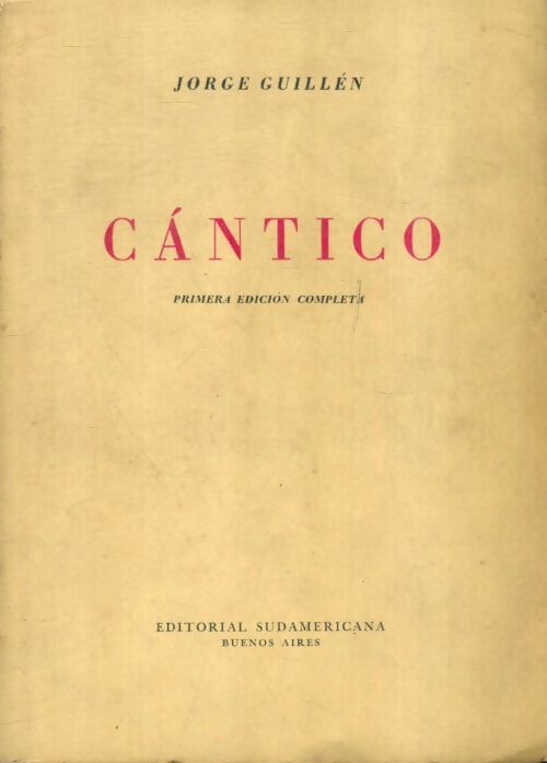 Livrenpoche : Càntico - Jorge Guillen - Livre