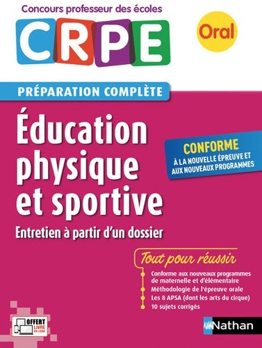 Livrenpoche : éducation physique et sportive - CRPE 2017 - Préparation à l'épreuve orale - Alain Saint-Jalmes - Livre