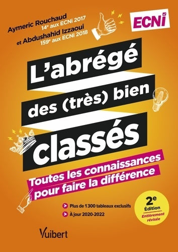 Livrenpoche : L'abrégé des  bien classés - Nouvelle édition entièrement révisée : Toutes les connaissances pour faire la différence aux ECNi - Aymeric Rouchaud - Livre