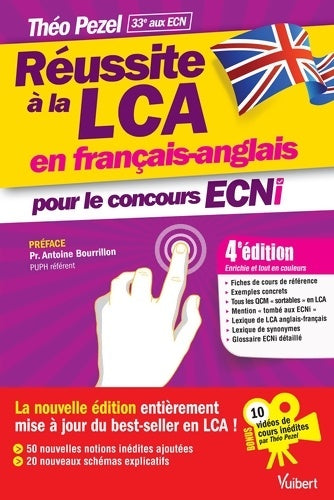 Livrenpoche : Réussite à la LCA en français-anglais pour le concours ECNi : En bonus : 10 vidéos de cours par Théo Pezel à consulter en ligne ! - Théo Pezel - Livre