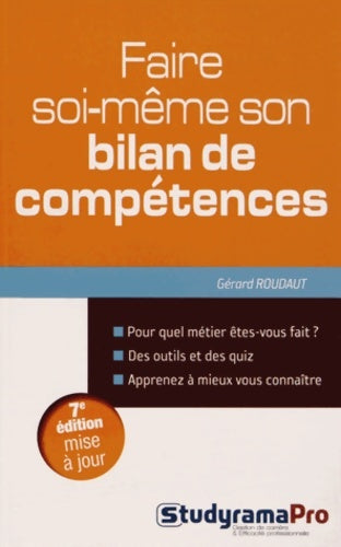 Livrenpoche : Faire soi-même son bilan de compétences - Gérard Roudaut - Livre