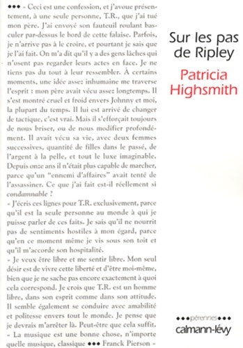 Livrenpoche : Sur les pas de Ripley - P. Highsmith - Livre