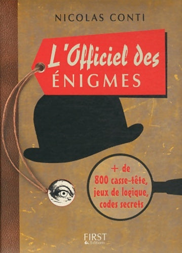 Livrenpoche : L'Officiel des énigmes - Nicolas Conti - Livre