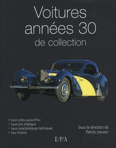 Livrenpoche : Voitures années 30 de collection - Marc-Antoine Colin - Livre