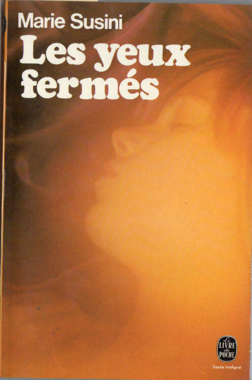 Livrenpoche : Les yeux fermés - Marie Susini - Livre