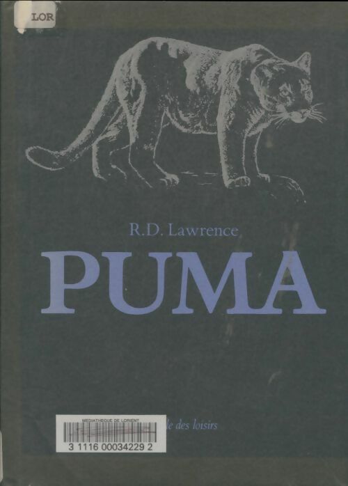 Livrenpoche : Puma - R.D. Lawrence - Livre
