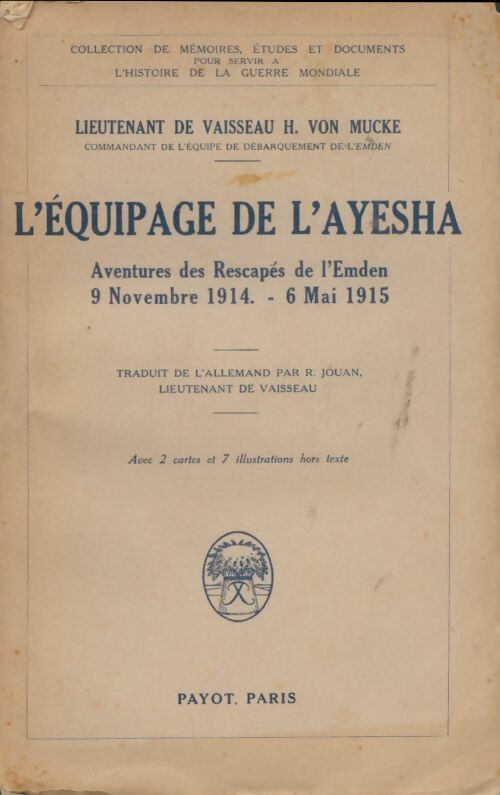 Livrenpoche : L'équipe de l'Ayesha - H Von Mucke - Livre