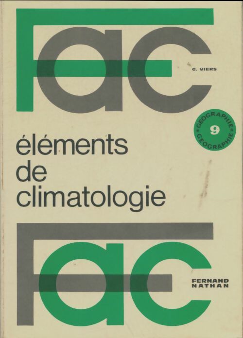 Livrenpoche : Éléments de climatologie - Georges Viers - Livre
