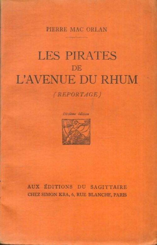 Livrenpoche : Les pirates de "L'avenue du Rhum" - Pierre Mac Orlan - Livre