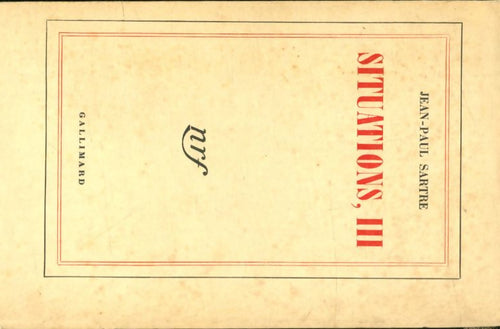 Livrenpoche : Situations, III - Jean-Paul Sartre - Livre