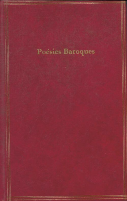 Livrenpoche : Poésies baroques - Marc-Antoine Girard - Livre