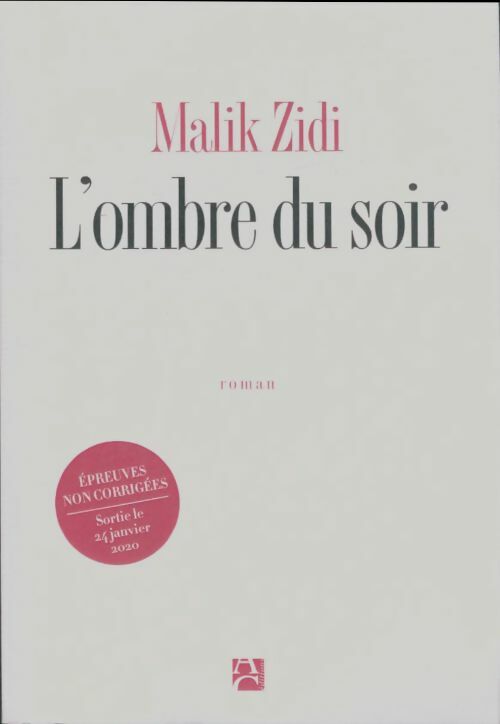 Livrenpoche : L'ombre du soir - Malik Zidi - Livre
