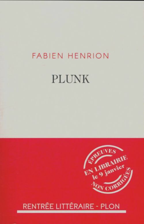 Livrenpoche : Plunk - Fabien Henrion - Livre