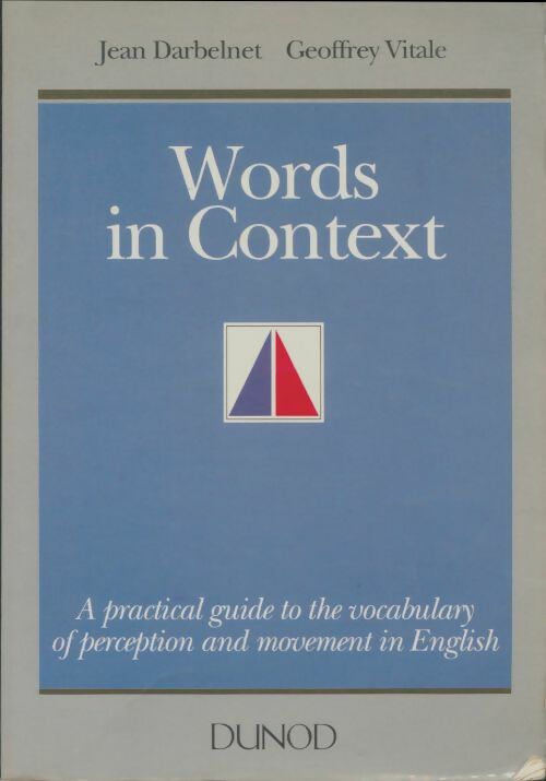 Livrenpoche : Words in context - J. Darbelnet - Livre