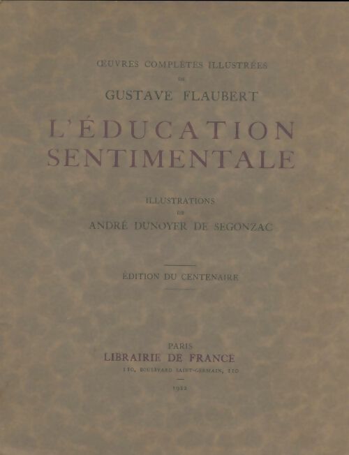 Livrenpoche : L'éducation sentimentale - Gustave Flaubert - Livre