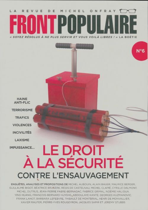 Livrenpoche : Front populaire n°5 : Le droit à la sécurité - Collectif - Livre