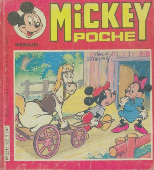 Livrenpoche : Mickey poche n°122 - Collectif - Livre