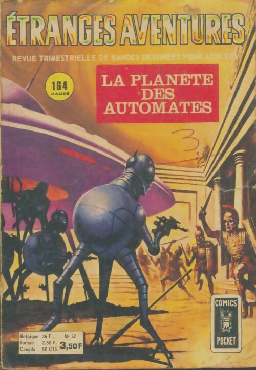 Etranges aventures n°32 : La planète des automates - Collectif -  Etranges aventures - Livre