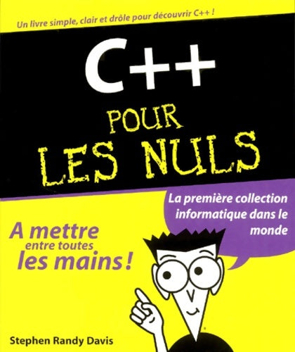 Livrenpoche : C++ pour les nuls - S. -R. Davis - Livre