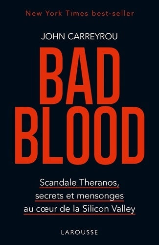 Livrenpoche : Bad blood - John Carreyrou - Livre