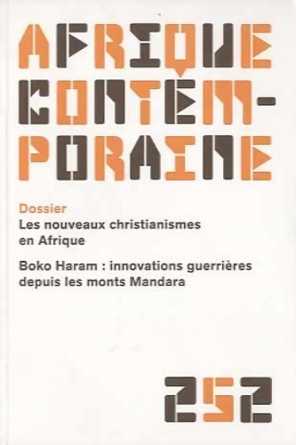 Livrenpoche : Afrique CONTEMPORAINE 2014/4 N. 252 - Xxx - Livre