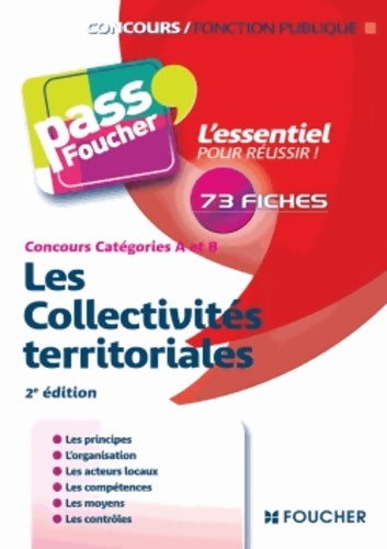Livrenpoche : Pass'Foucher - Les Collectivités territoriales 2e édition - Bernard Poujade - Livre