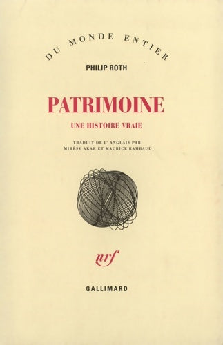 Livrenpoche : Patrimoine : Une histoire vraie - Philip Roth - Livre