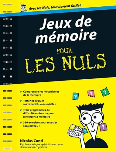 Livrenpoche : Jeux de mémoire poche pour les Nuls - Nicolas Conti - Livre
