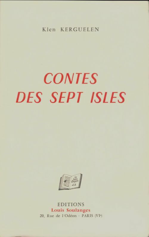 Livrenpoche : Contes des sept îsles - Klen Kerguelen - Livre