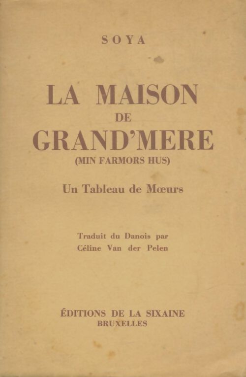 Livrenpoche : La maison de grand'mère - Soya - Livre