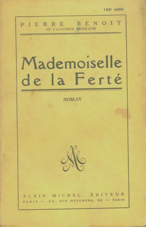 Livrenpoche : Mademoiselle de la Ferté - Pierre Benoit - Livre