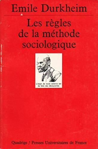 Livrenpoche : Les règles de la méthode sociologique - Emile Durkheim - Livre