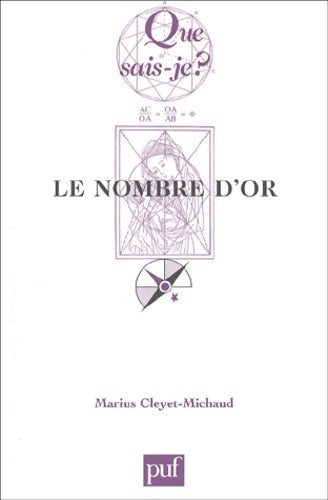 Livrenpoche : Le nombre d'or - Marius Cleyet-Michaud - Livre