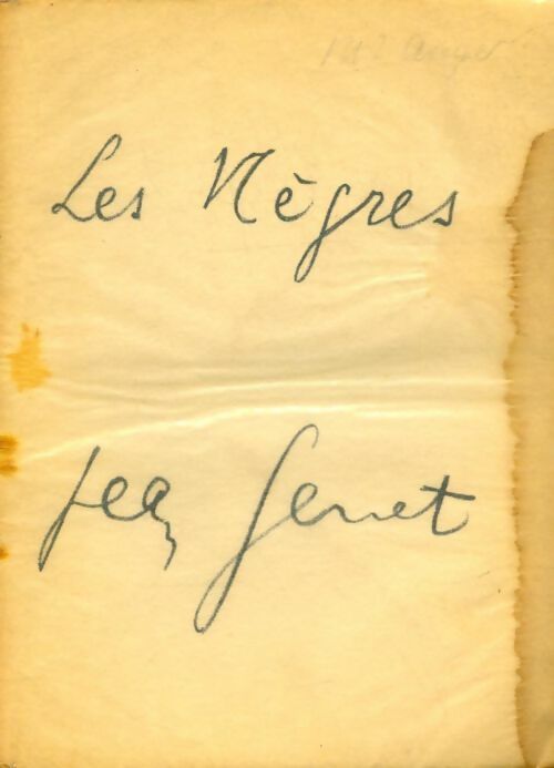 Livrenpoche : Les nègres - Jean Genet - Livre