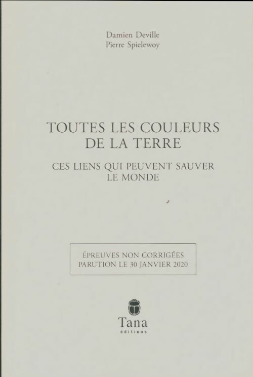 Livrenpoche : Toutes loes couleurs de la terre - Damien Deville - Livre