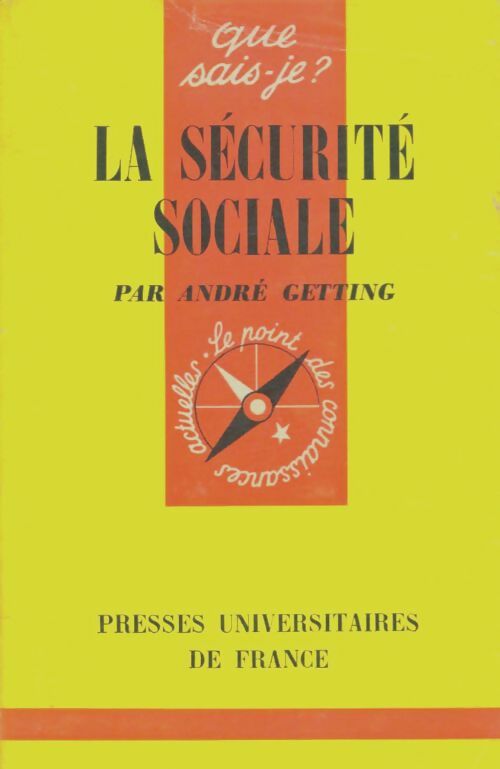 Livrenpoche : La sécurité sociale - André Getting - Livre
