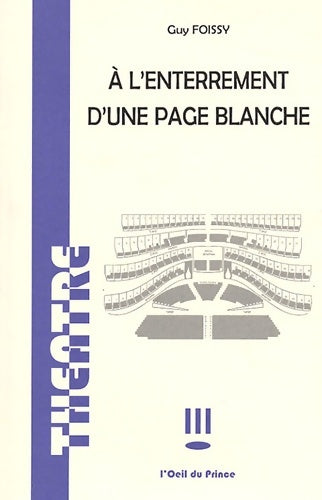 Livrenpoche : À l'enterrement d'une page blanche - Foissy Guy - Livre
