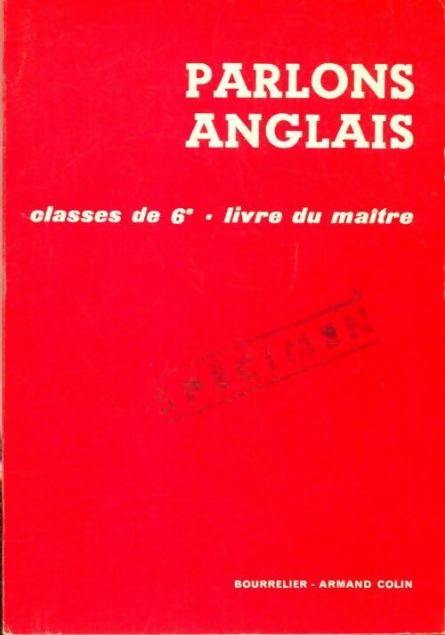 Livrenpoche : Parlons anglais classes de 6e, livre du maître - Collectif - Livre