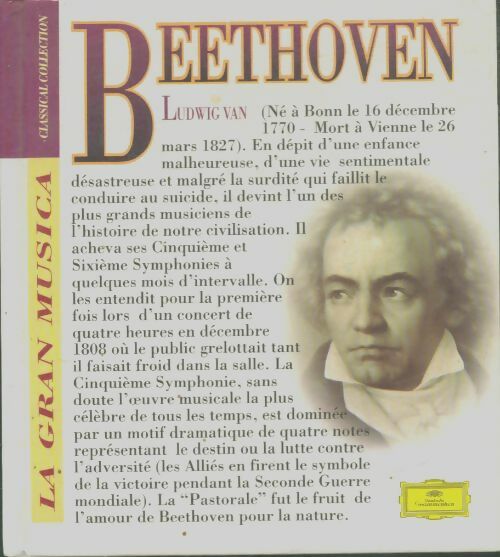 Livrenpoche : Beethoven symphonie n°5 et n°6 - Faustino Nuñez - Livre