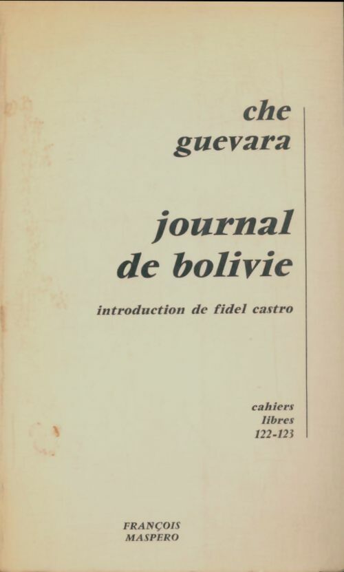 Livrenpoche : Journal de Bolivie - Che Ernesto Guevara - Livre