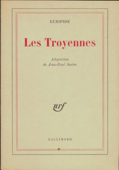 Livrenpoche : Les troyennes - Euripide - Livre